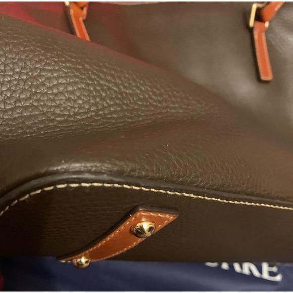 Dooney & Bourke Chocolate Brown Large & Matching Wallet - Picture 5 of 15